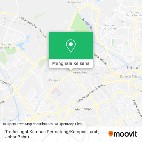 Peta Traffic Light Kempas Permatang / Kempas Lurah