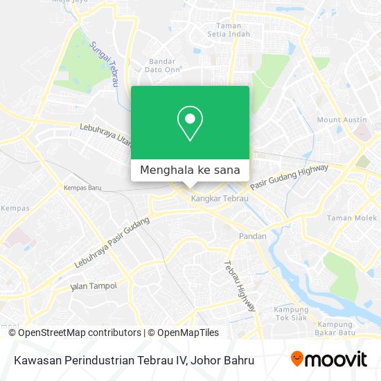 Peta Kawasan Perindustrian Tebrau IV