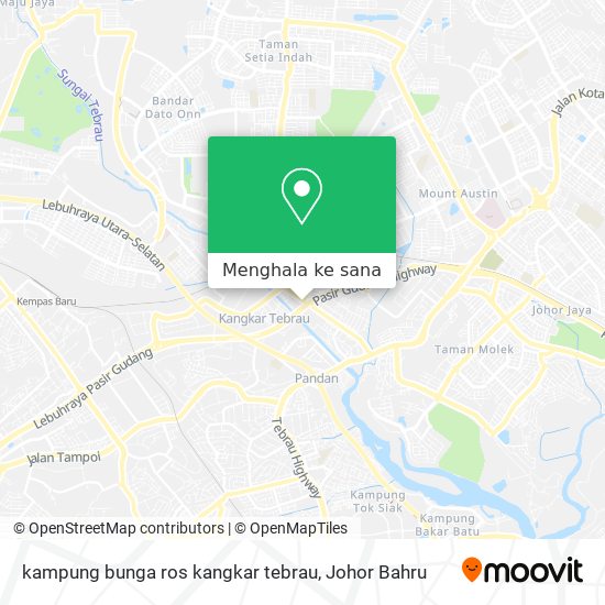 Peta kampung bunga ros kangkar tebrau