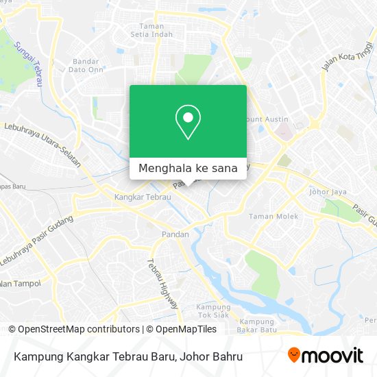 Peta Kampung Kangkar Tebrau Baru