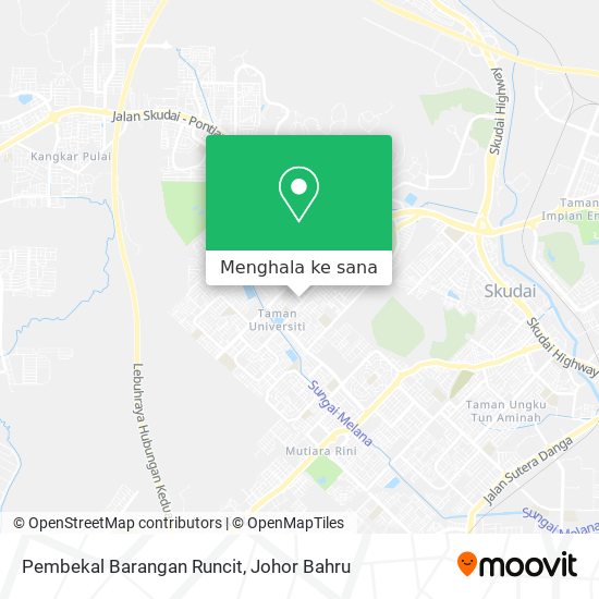 Peta Pembekal Barangan Runcit