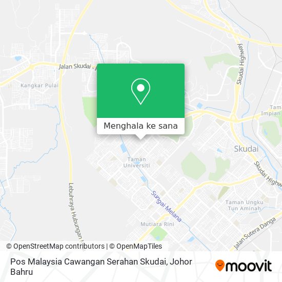 Peta Pos Malaysia Cawangan Serahan Skudai