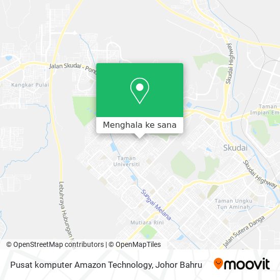 Peta Pusat komputer Amazon Technology