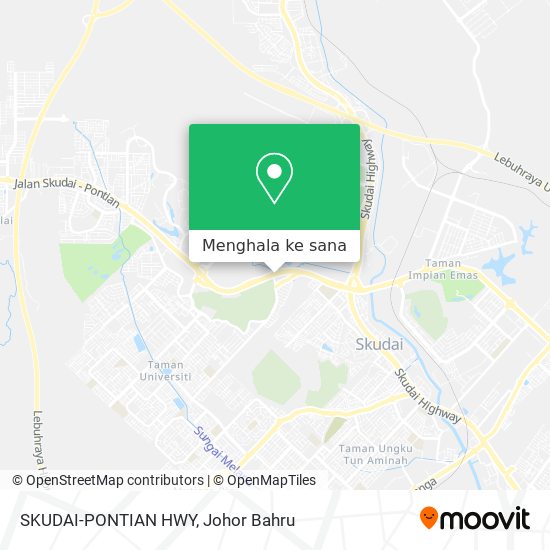 Peta SKUDAI-PONTIAN HWY