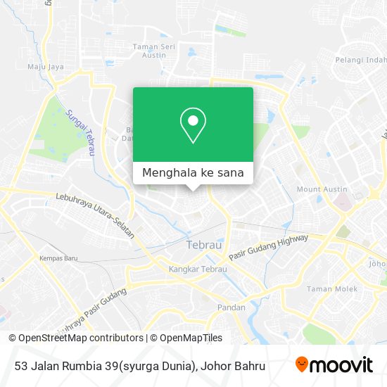 Peta 53 Jalan Rumbia 39(syurga Dunia)