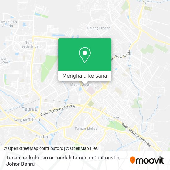 Peta Tanah perkuburan ar-raudah taman m0unt austin