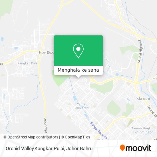 Peta Orchid Valley,Kangkar Pulai