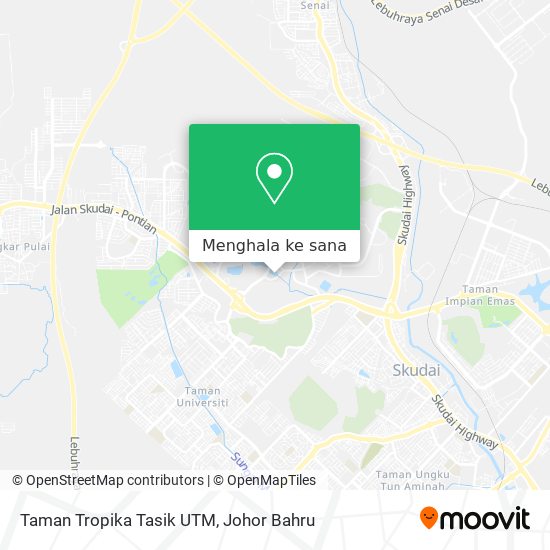 Peta Taman Tropika Tasik UTM