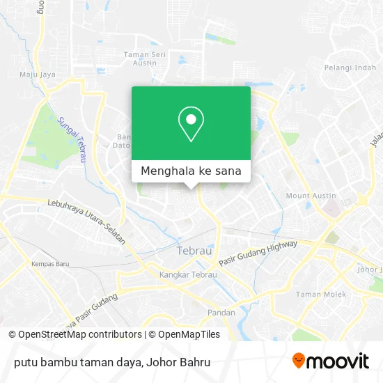 Peta putu bambu taman daya