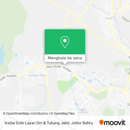 Peta Kedai Dobi Layan Diri & Tukang Jahit