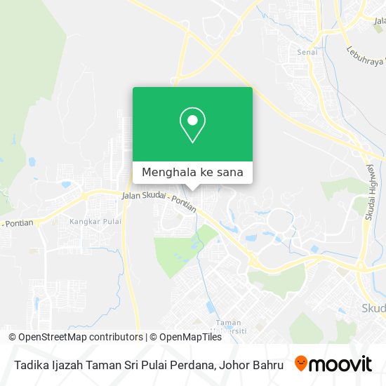 Peta Tadika Ijazah Taman Sri Pulai Perdana