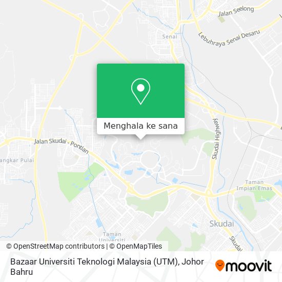 Peta Bazaar Universiti Teknologi Malaysia (UTM)
