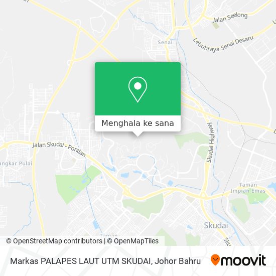 Peta Markas PALAPES LAUT UTM SKUDAI