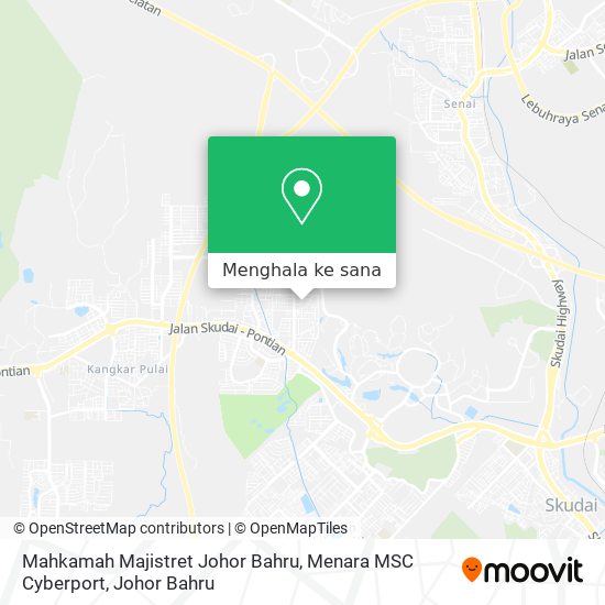 Peta Mahkamah Majistret Johor Bahru, Menara MSC Cyberport