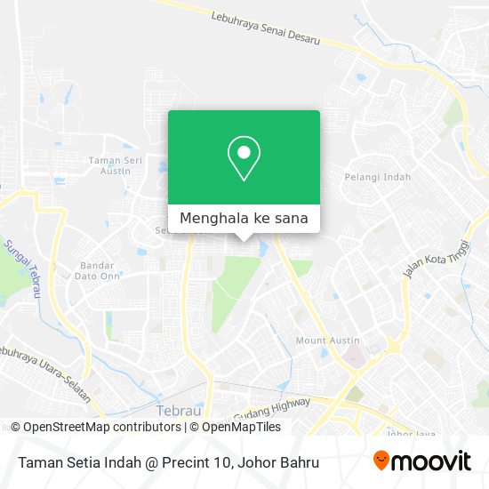Peta Taman Setia Indah @ Precint 10