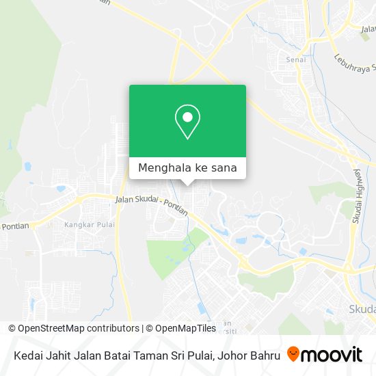 Peta Kedai Jahit Jalan Batai Taman Sri Pulai