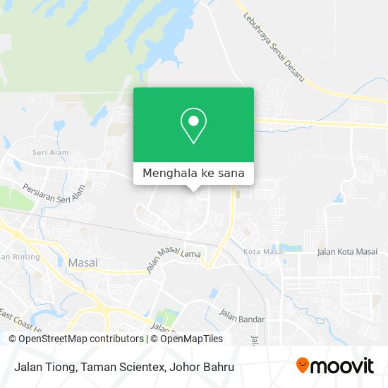 Peta Jalan Tiong, Taman Scientex