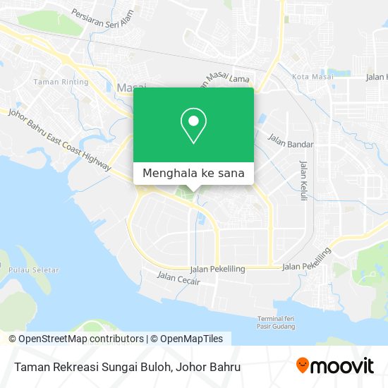 Peta Taman Rekreasi Sungai Buloh