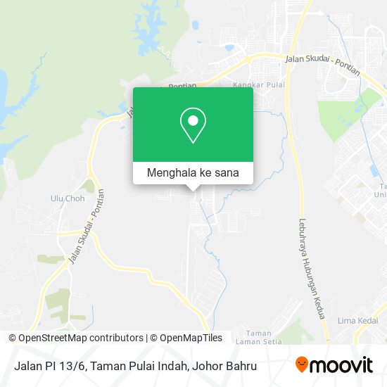 Peta Jalan PI 13 / 6, Taman Pulai Indah