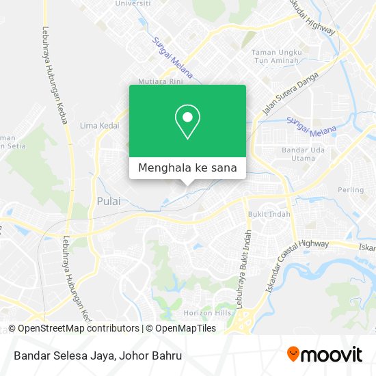 Peta Bandar Selesa Jaya