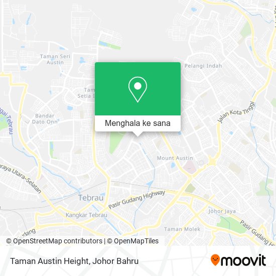 Peta Taman Austin Height