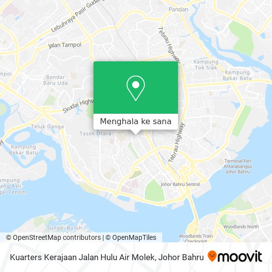 Peta Kuarters Kerajaan Jalan Hulu Air Molek