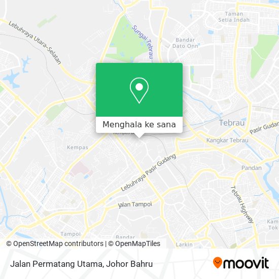 Peta Jalan Permatang Utama