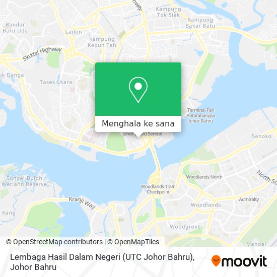 Peta Lembaga Hasil Dalam Negeri (UTC Johor Bahru)