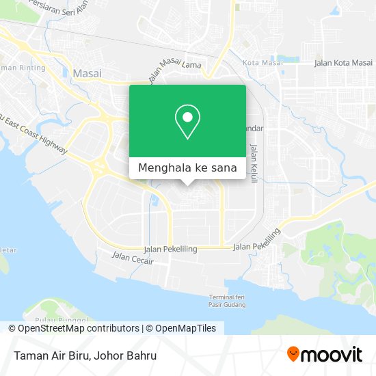 Peta Taman Air Biru