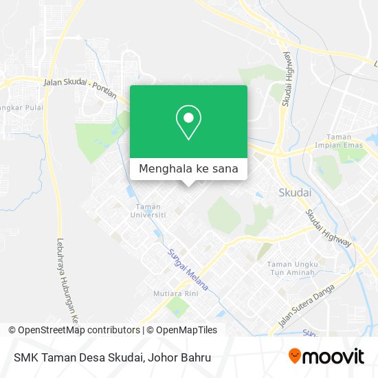 Peta SMK Taman Desa Skudai