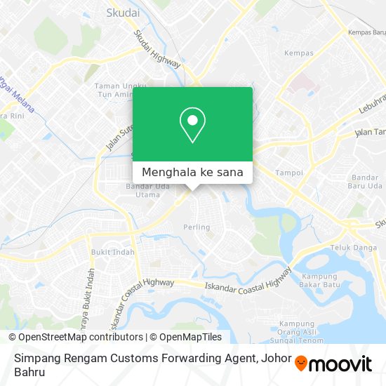 Peta Simpang Rengam Customs Forwarding Agent
