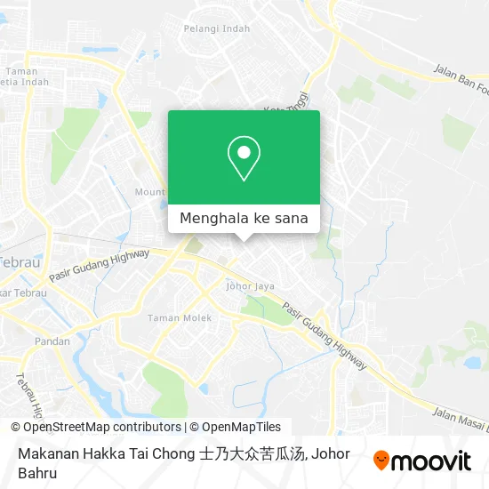 Peta Makanan Hakka Tai Chong 士乃大众苦瓜汤