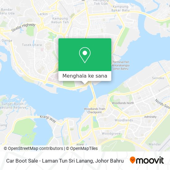 Peta Car Boot Sale - Laman Tun Sri Lanang