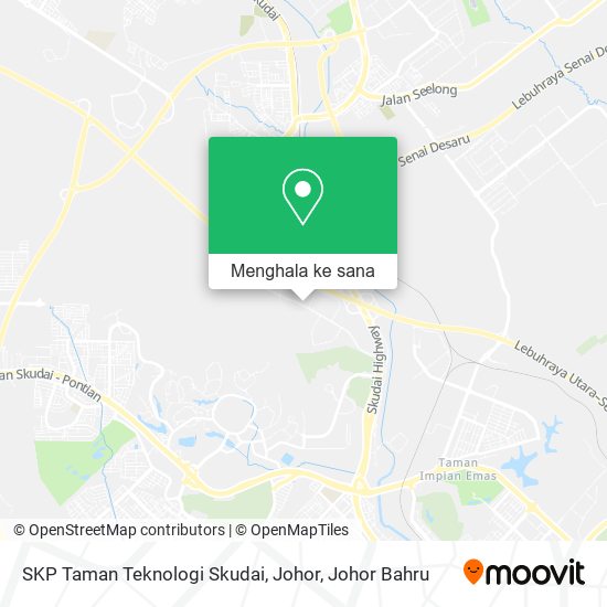 Peta SKP Taman Teknologi Skudai, Johor