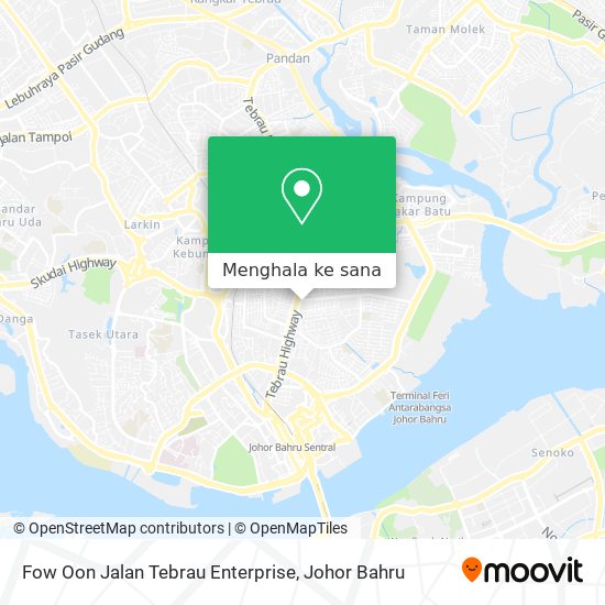 Peta Fow Oon Jalan Tebrau Enterprise