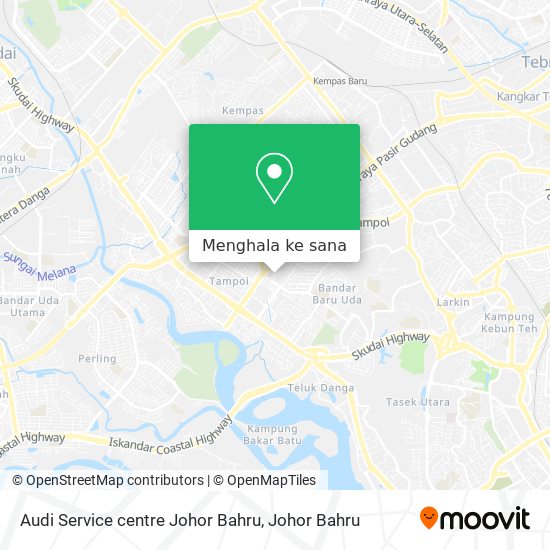 Peta Audi Service centre Johor Bahru