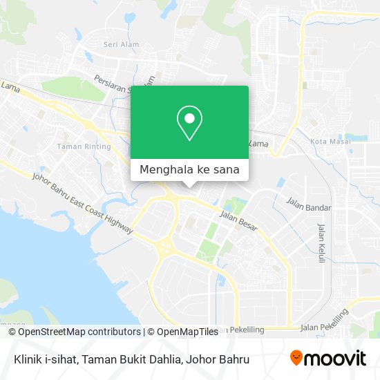 Peta Klinik i-sihat, Taman Bukit Dahlia