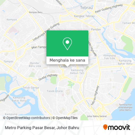 Peta Metro Parking Pasar Besar