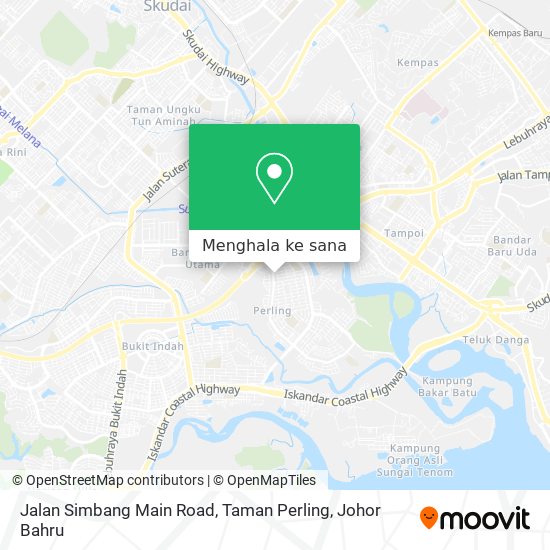 Peta Jalan Simbang Main Road, Taman Perling