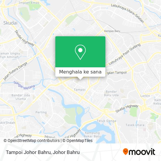 Peta Tampoi Johor Bahru
