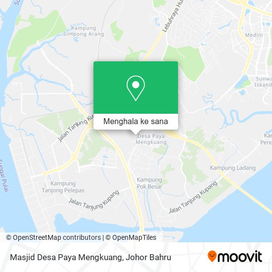 Peta Masjid Desa Paya Mengkuang