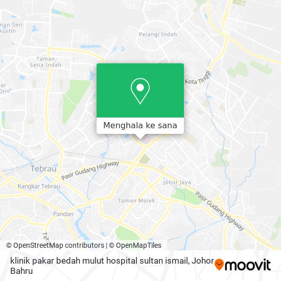 Peta klinik pakar bedah mulut hospital sultan ismail