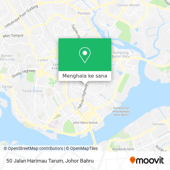 Peta 50 Jalan Harimau Tarum