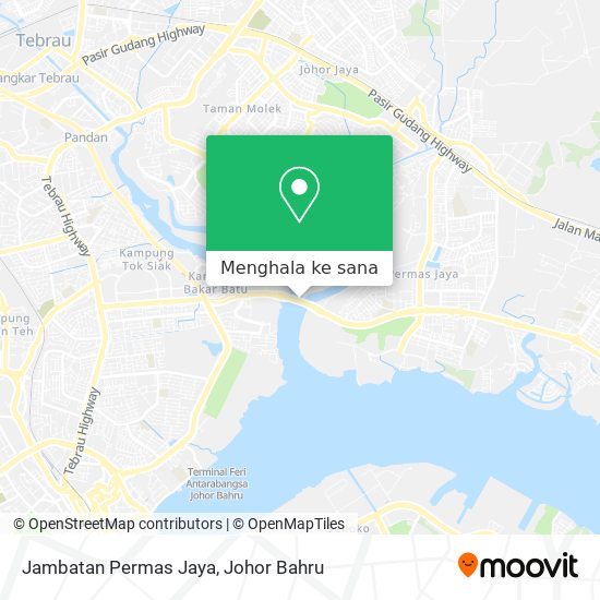 Peta Jambatan Permas Jaya