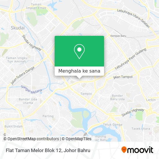 Peta Flat Taman Melor Blok 12