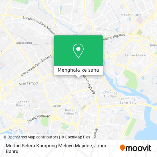 Peta Medan Selera Kampung Melayu Majidee