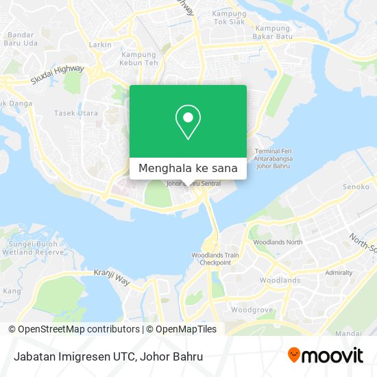 Peta Jabatan Imigresen UTC