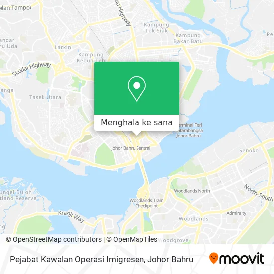 Peta Pejabat Kawalan Operasi Imigresen