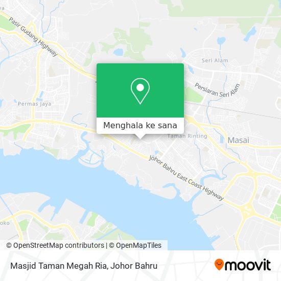 Peta Masjid Taman Megah Ria