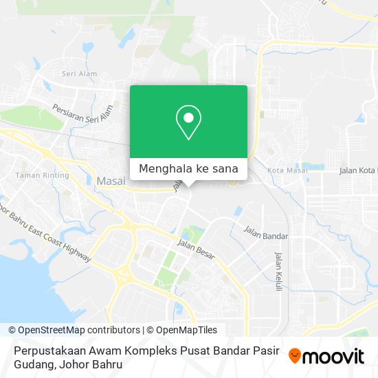 Peta Perpustakaan Awam Kompleks Pusat Bandar Pasir Gudang